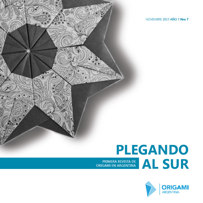 Tapa de la revista «Plegando al Sur» Nº 7, publicada por Origami Argentina